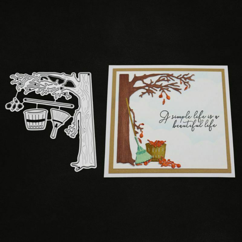 Autumn Metal Cutting Dies Stencil DIY Scrapbook Album Paper Card Craft