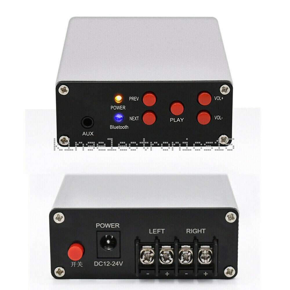 TPA3116D2 DC 12-24V Bluetooth 5.0 AUX Digital Amplifier Board Audio Stereo 2x50W