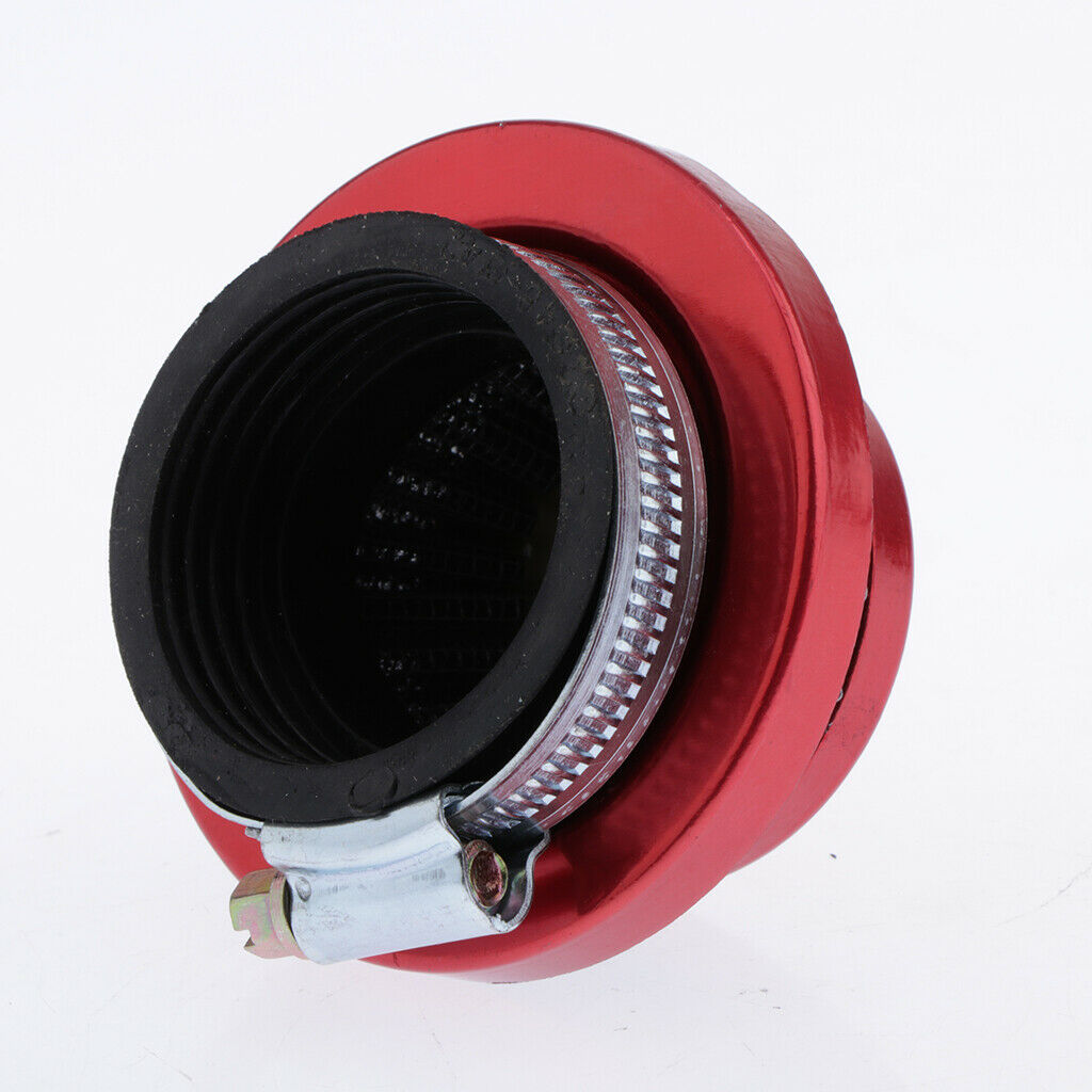 42mm Air Filter for 2-stroke 47cc 49cc Pocket Bike Moped (Red)