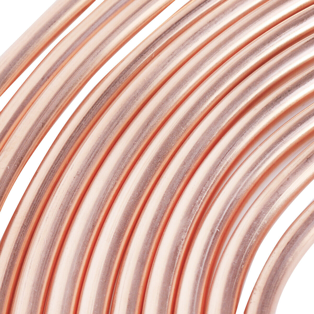 Copper Steel Nickel Kunifer Brake Line Pipe 25ft Roll 3/16" Metric 20pc