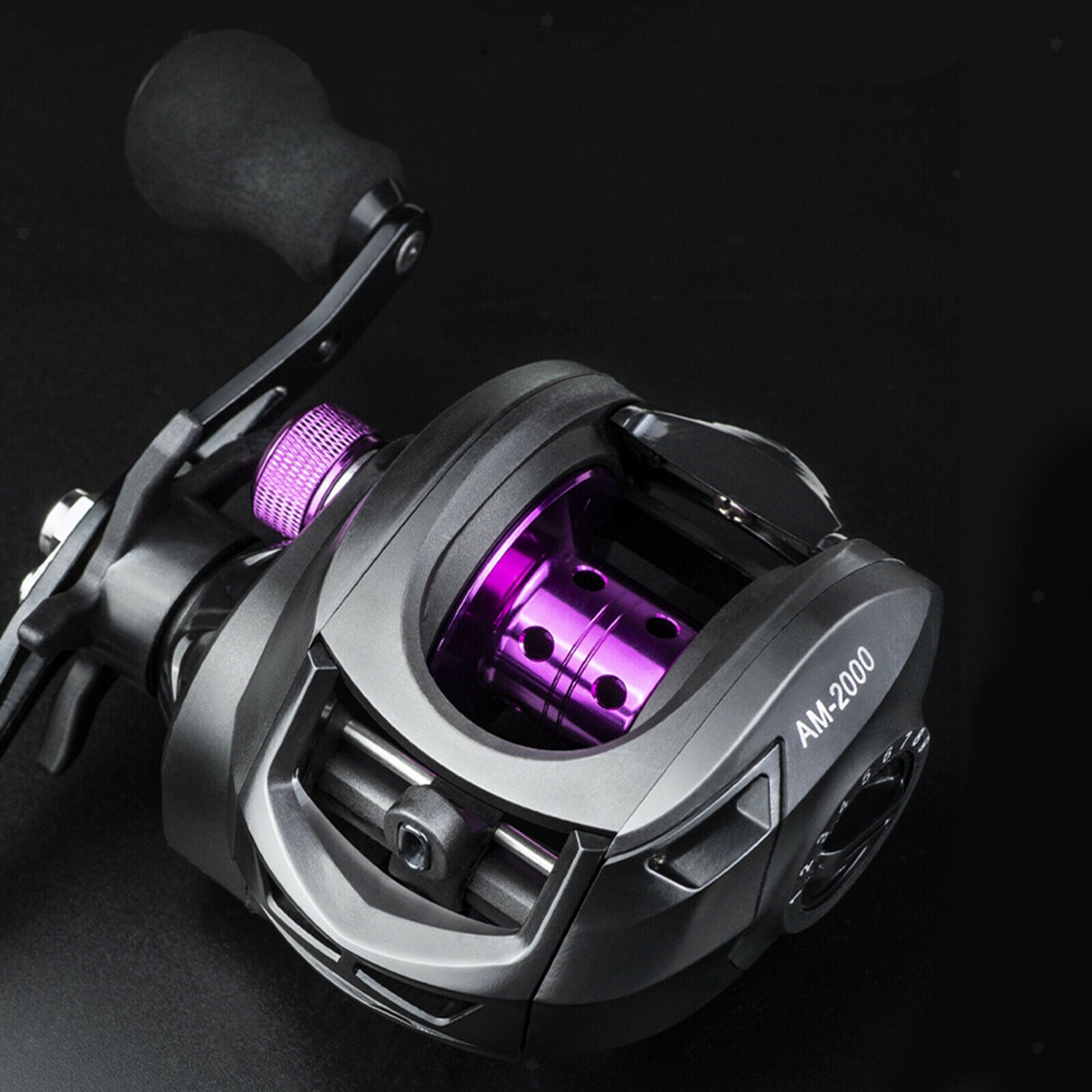 2X 7.2:1 High-Speed Right-handed Baitcasting Reel 12+1BB 18lb Drag Saltwater