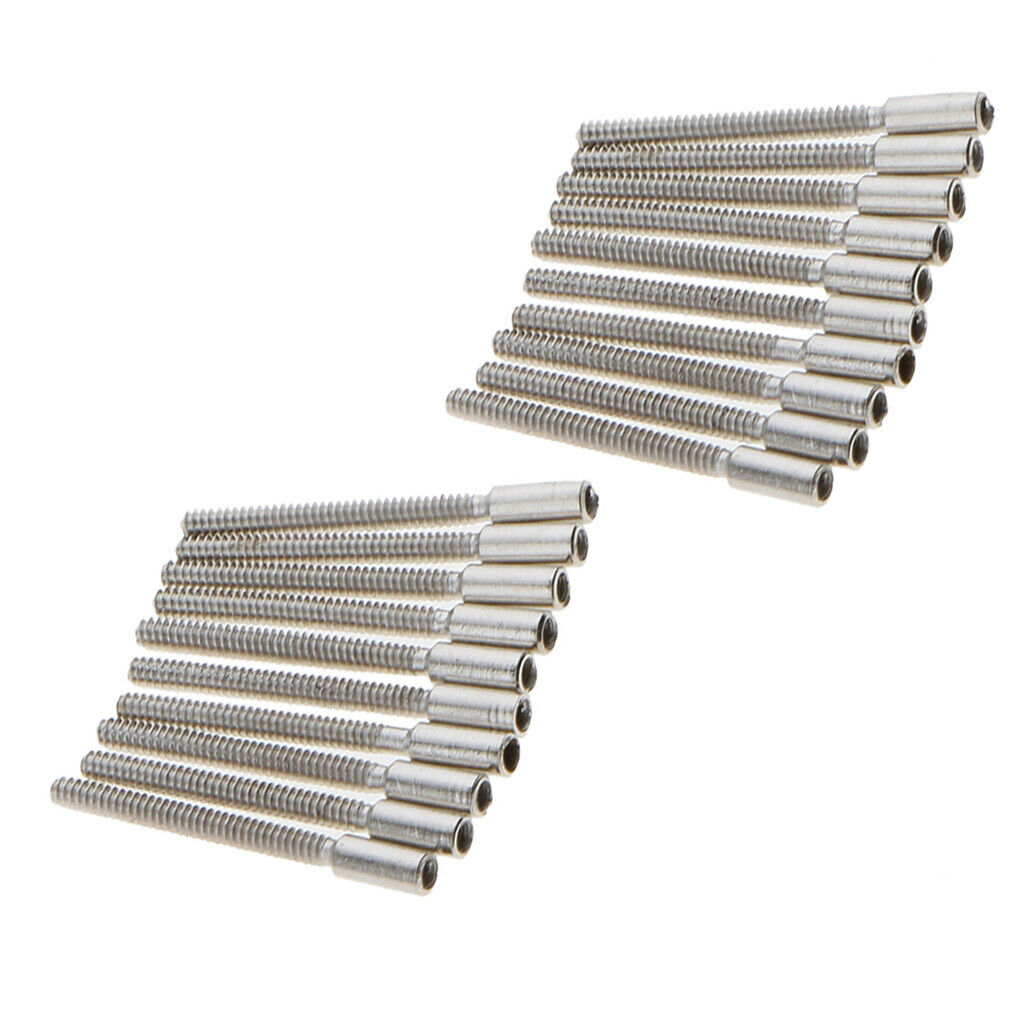 20x Metal Wristwatch Stem Extensions Extenders 0.9mm Threads Watch Repairing