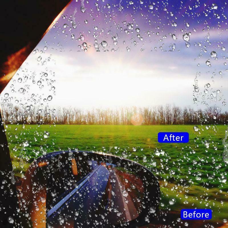 2Pcs Car Side Window Protective Film Anti Fog Membrane Anti-glare Waterproof Car