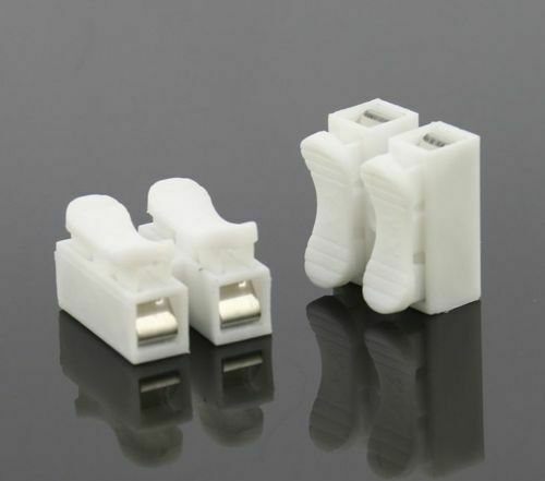 30pcs Electrical Cable Connectors Self Locking Quick Splice Lock Wire Terminals