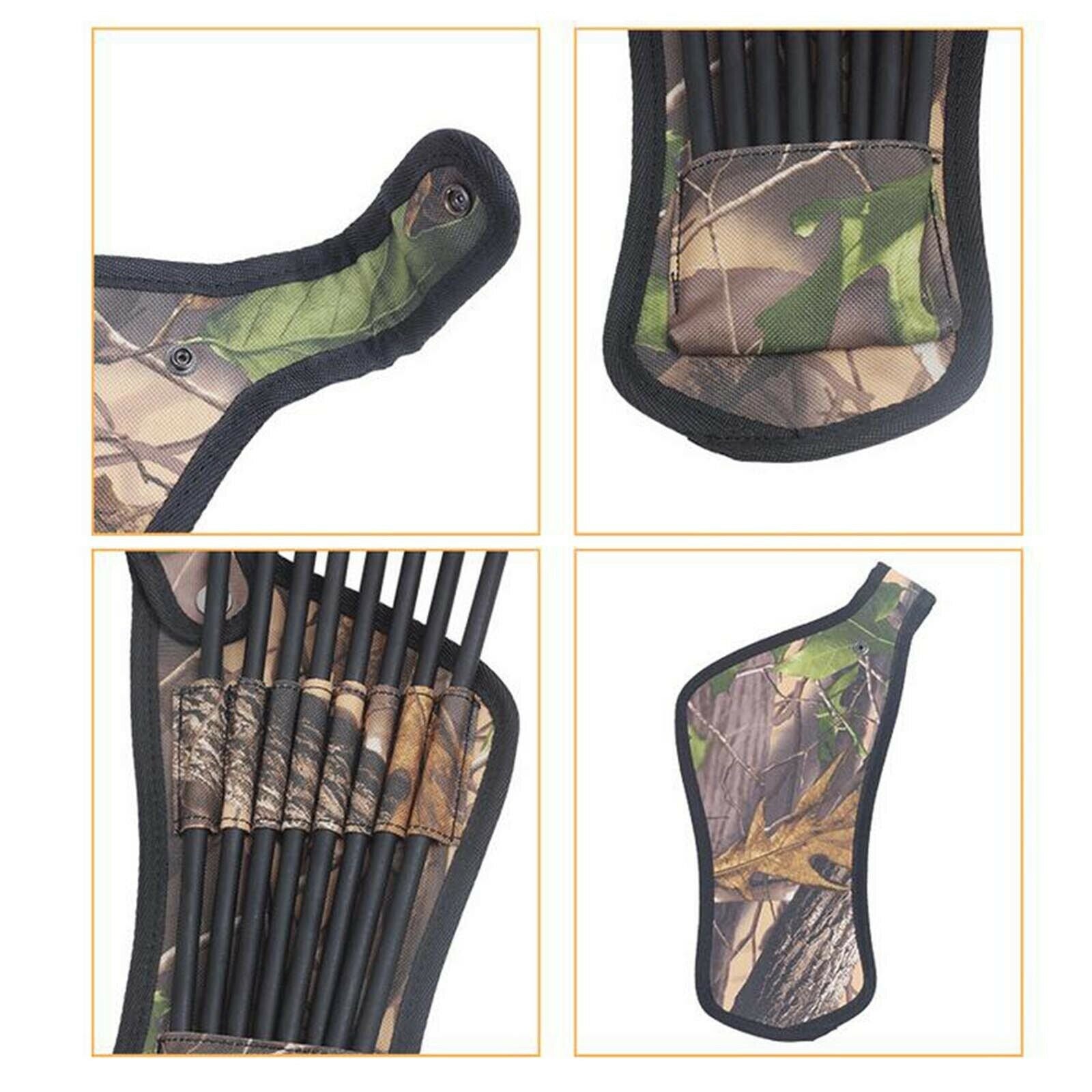 Durable Archery Quiver Hip 8 Tube Arrows Bolts Holder Hanged Equipment