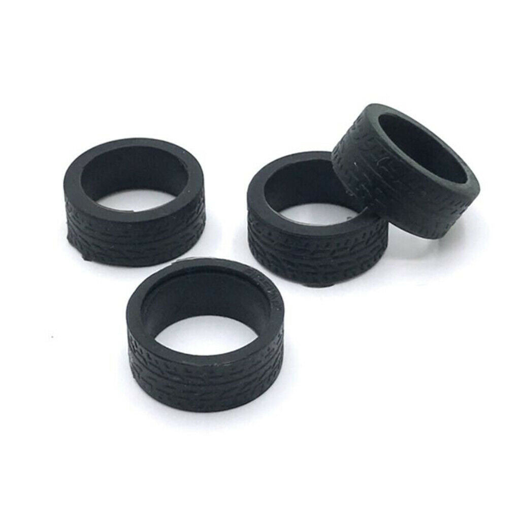 Rubber Tires for WLtoys K969 K989 K999 1/28 Scale Racing Car Upgrade Parts