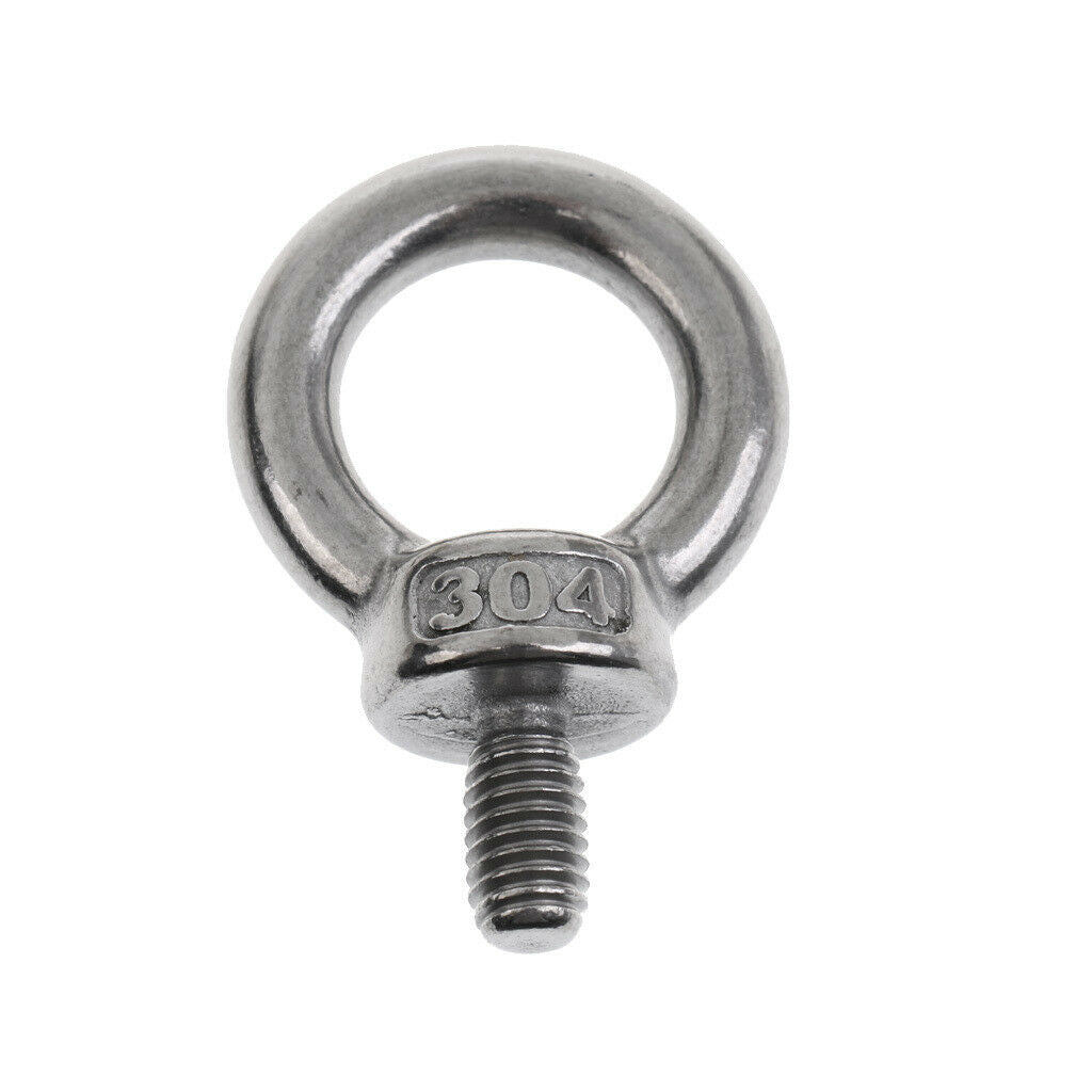 Stainless Steel Eye Bolt M6 x 11mm for Marine and Industrial Applications
