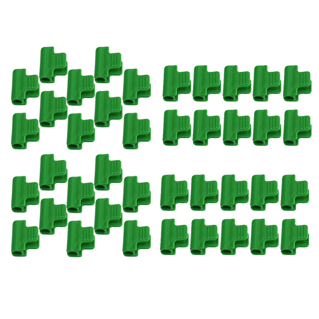 40pcs Durable Plastic Fixed Clips Greenhouse Film Clamps Plant Cover Clips
