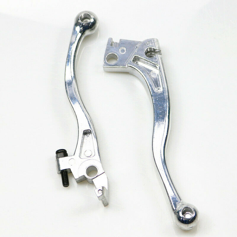 Chrome Brake Clutch Lever For Motorcycle Kawasaki KLX 250 250C KLX650 KDX 220