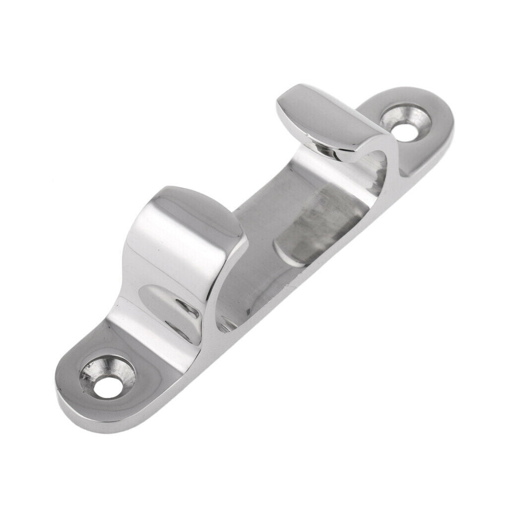 High Polished Stainless Steel 4" Boat Bow Chock Dock Deck Line Rope Cleat