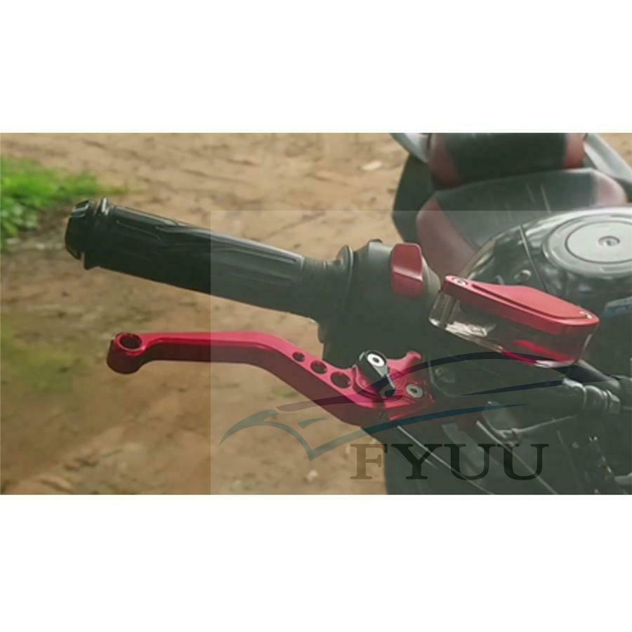 7/8"22mm Motorcycle Master Cylinder Reservoir Hydraulic Brake Clutch Lever Black