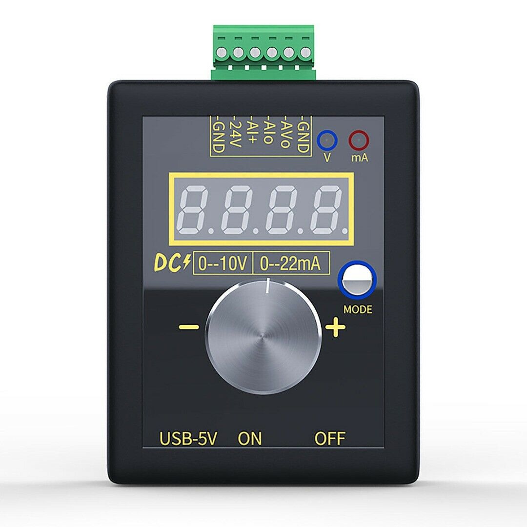Adjustable Analog Signal Simulator Generator Voltage Calibrator 0-10V/4-20Ma