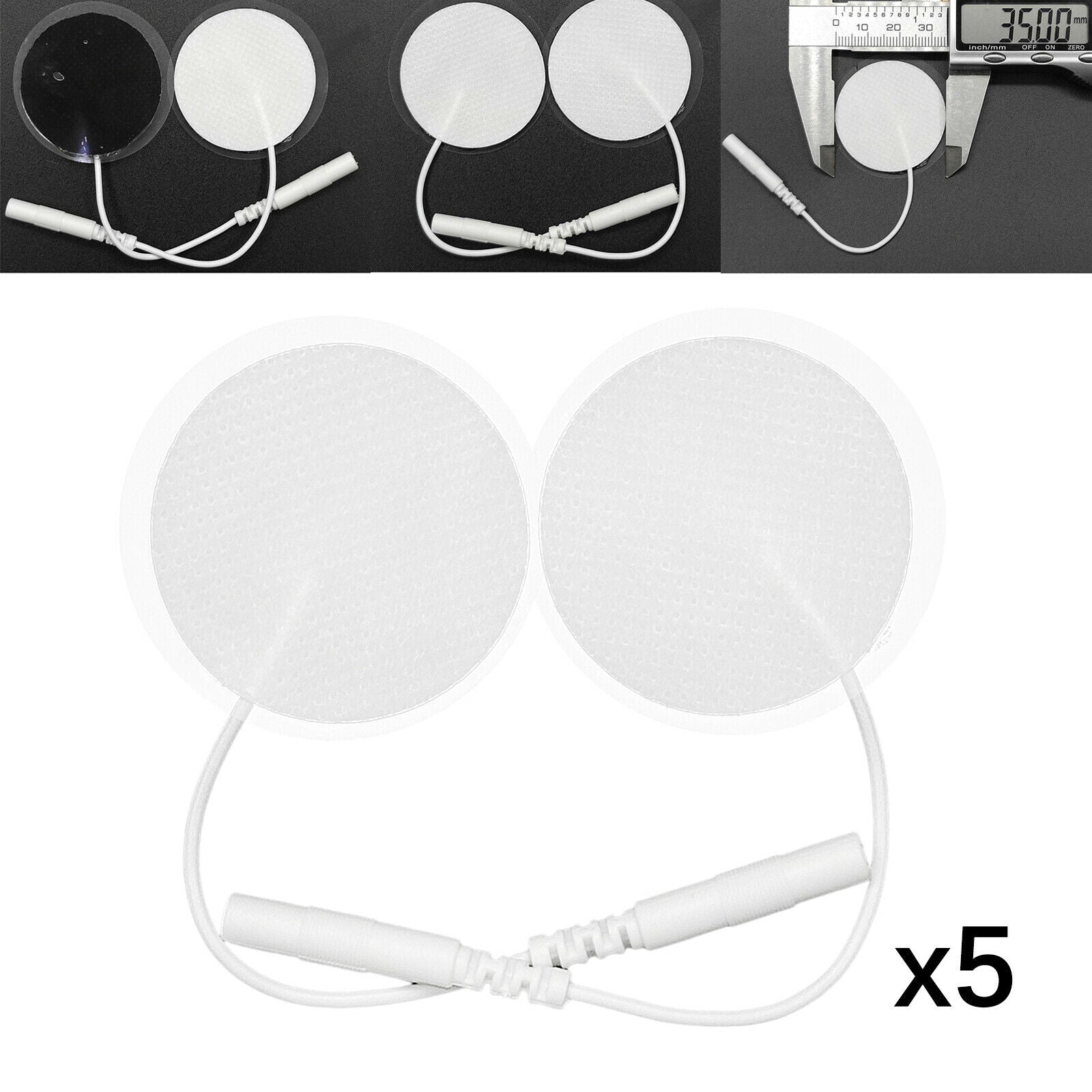 10x  Pads Self Adhesive For Acupuncture Therapy Tens Massagers Unit