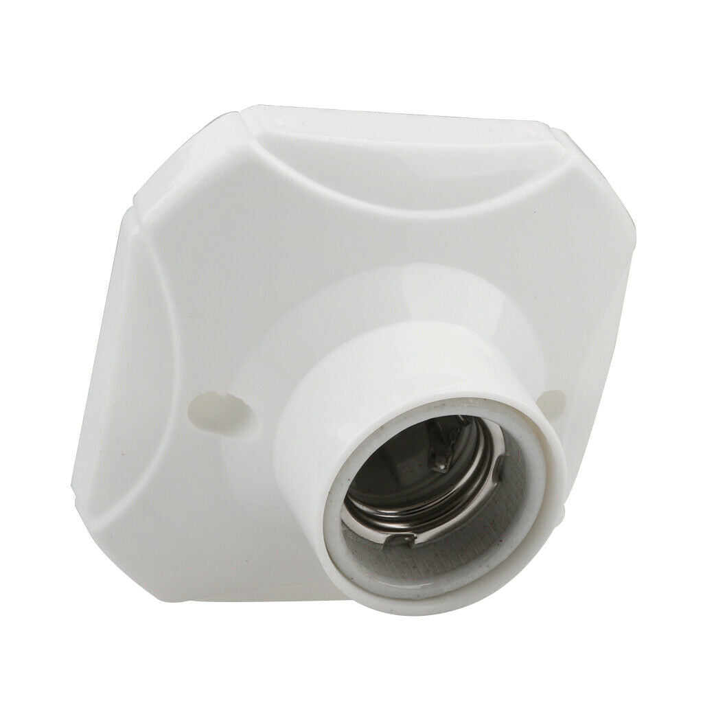 2 Piece E27 Lamp Holder Lamp Holder Screw Porcelain Bulb Easy Support