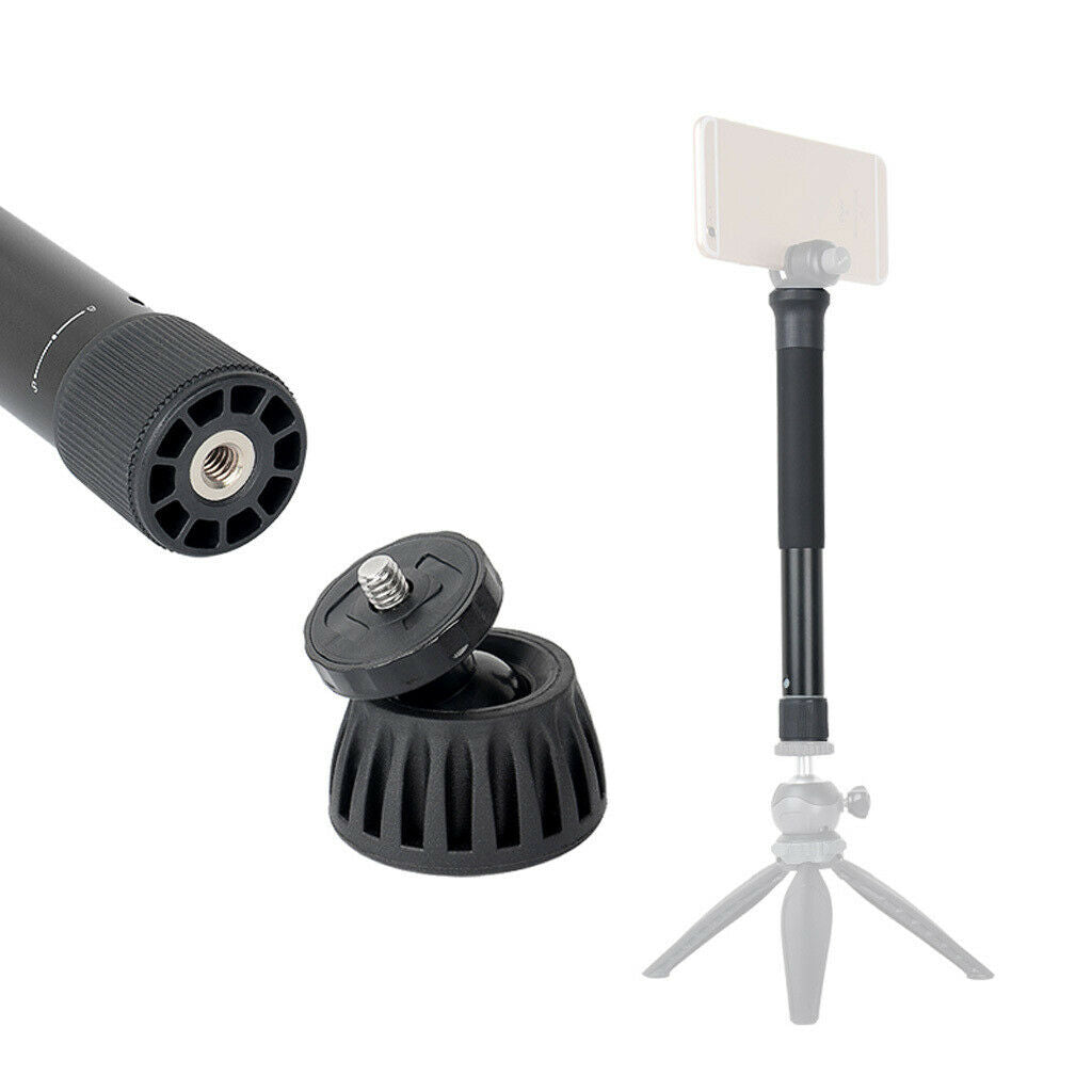 Cameras Monopod Aluminum Video Telescopic Selfie Pole with 1/4'' for DSLR