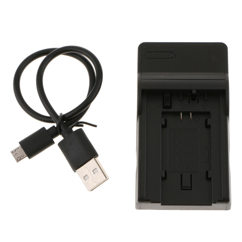 Battery Charger Charging Dock BP-745 for Canon   HF R47 R48 HF R56 R57