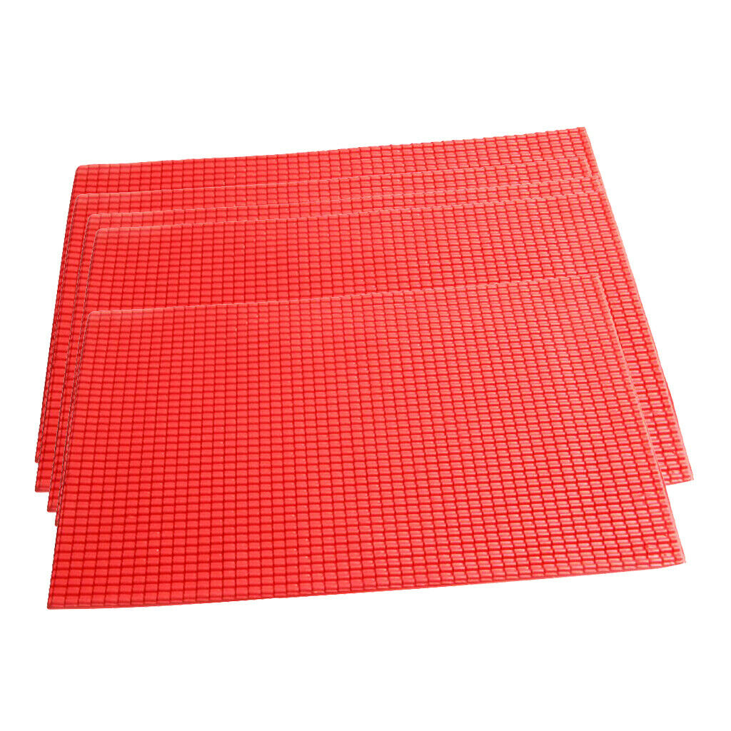 Set Of 5 Plastic Plates Plastic Plates DIY Plank DIY Building Architecture