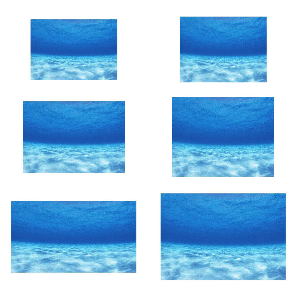Fish Tank Background Wallpaper For Aquarium Landscape Decor 61x30cm
