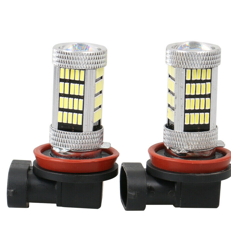 2x H11 H8 Super White 6000K 92SMD Auto LED Bulbs For Car Truck  Fog Lights Lamp