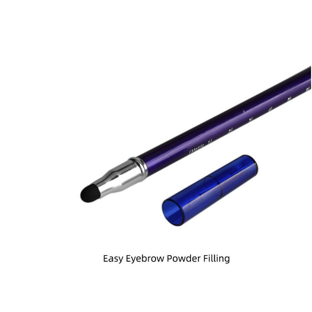 Microblading Tattoo Eyebrow Pencil Makeup Brow Shaping Caliper Ruler Stencil
