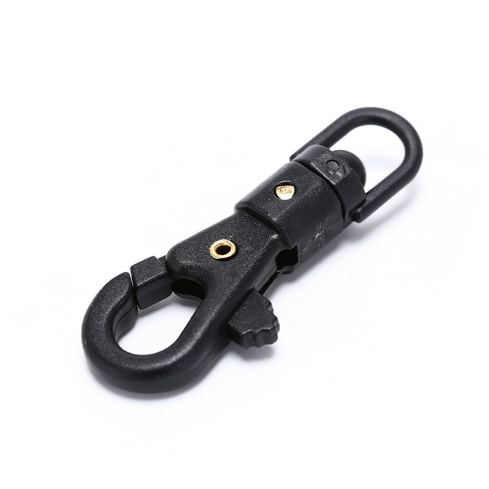 5Pcs Carabiner Rotatable Buckle Clip Quickdraw Key Chain Paracord Backpac.l8