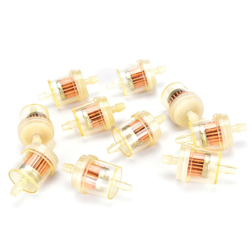 New Universal Inline Mini Hose Fuel Gasoline Motorcycle Scooter Filter FjRMAU