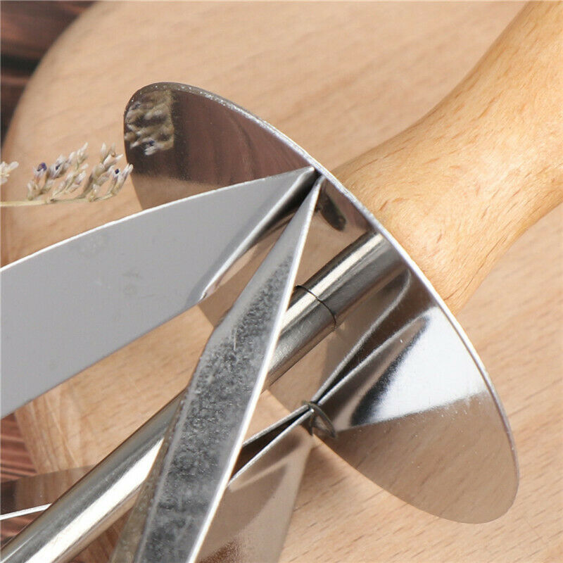 1PC Upspirit Stainless Steel Rolling Cutter for Making Croissant Bread  N HcBDA