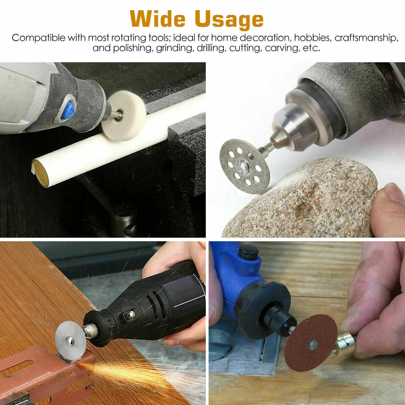 217PCS Rotary Tool Accessories Kit Sanding Cutting Polishing Grinder for Dremel