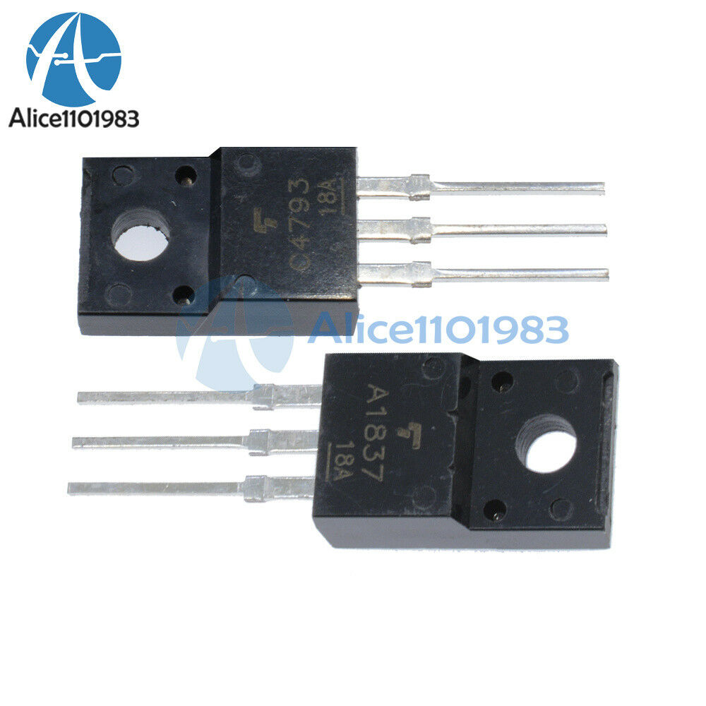 5Pairs/10PCS 2SA1837 + 2SC4793 A1837 C4793 Transistor IC