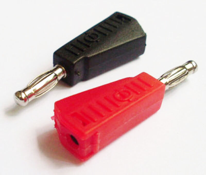 30pcs Radioshack Stackable 4mm Banana male Plug Red Black New