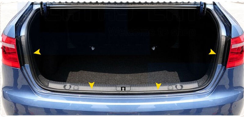 600cm  Black U Shape Rubber Strip Car Door Edge Protection Moulding Trim Cover