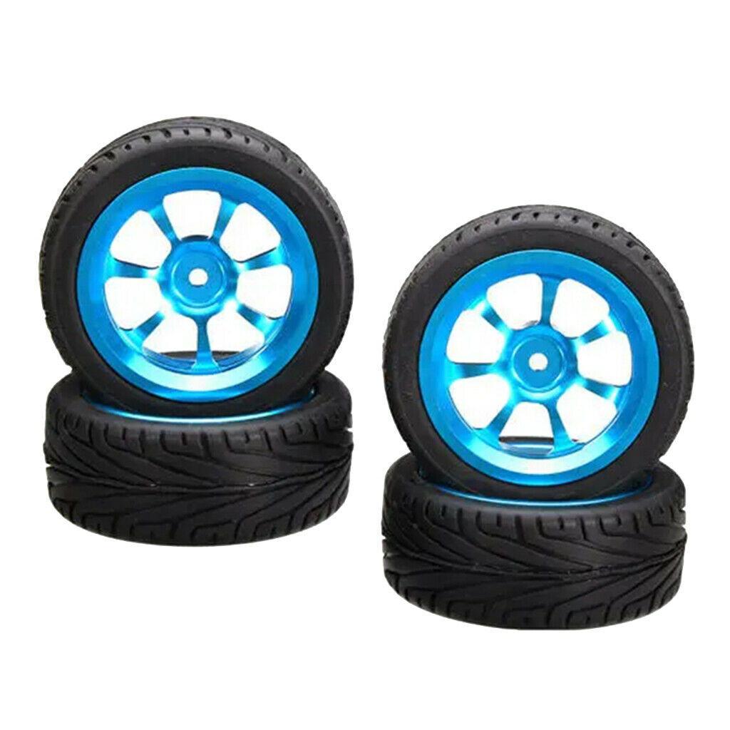 4Pcs 1/14 Large Size Tyres Accessory Replacement Parts fits Wltoys 144001