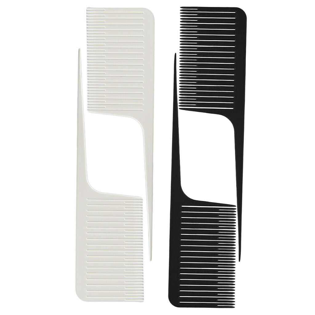 2x Weaving Highlighting Hair Comb for Salon Dyeing Hair Combs Brush Tool