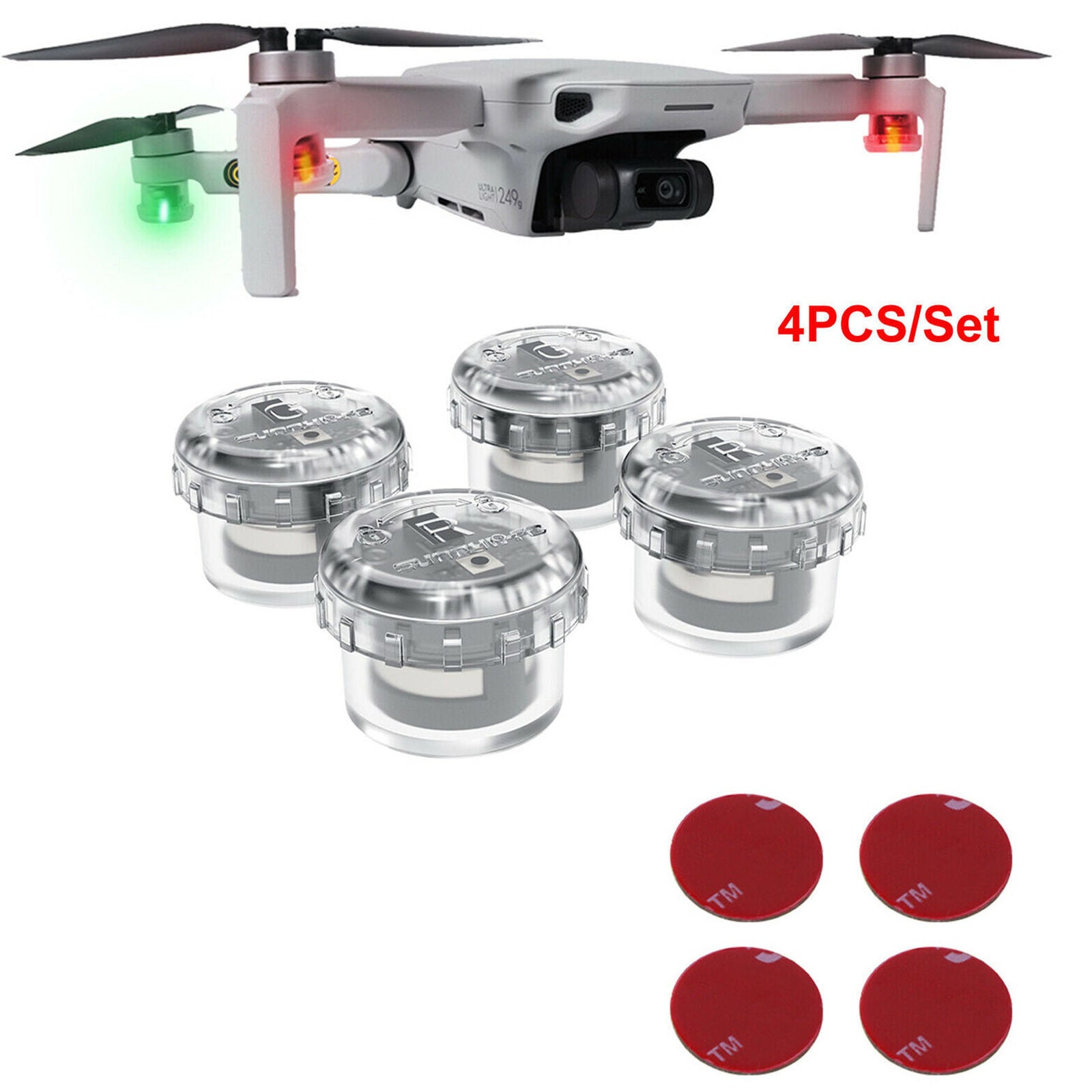 Night Flying Light LED Strobe Signal Lamp for DJI Mavic Air2/Mini 2/Autel Evo II