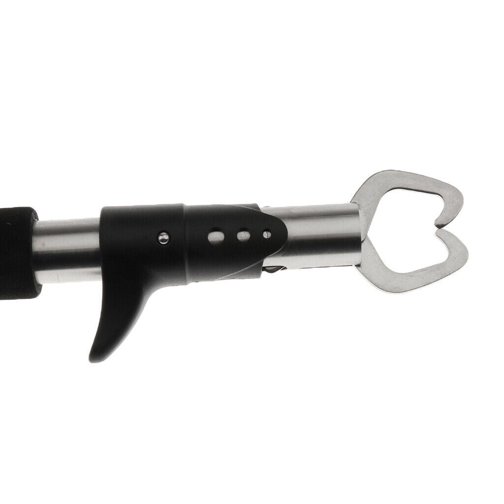 Portable Fish Lip Grabber Gripper Grip Tool Fish Holder with Lanyard Black