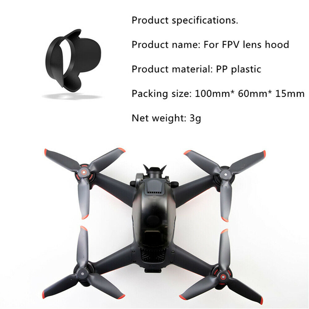 Sunshade Anti-glare Lens Cover Gimbal Protective Lens Hood For DJI FPV Combo