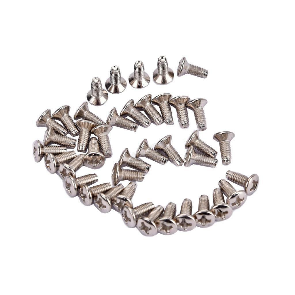 40 Pcs Durable Steel Guitar Screws Replacement for Musical Instrument Parts