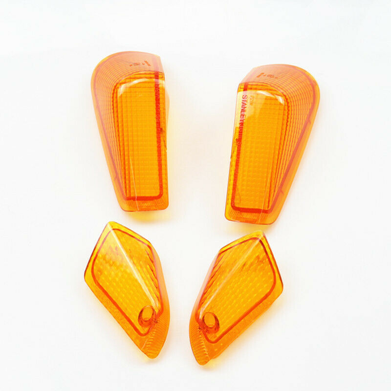 Motorcycle Front Rear Turn Signal Amber Lens Housing Cover For Racing EX ZZR 250