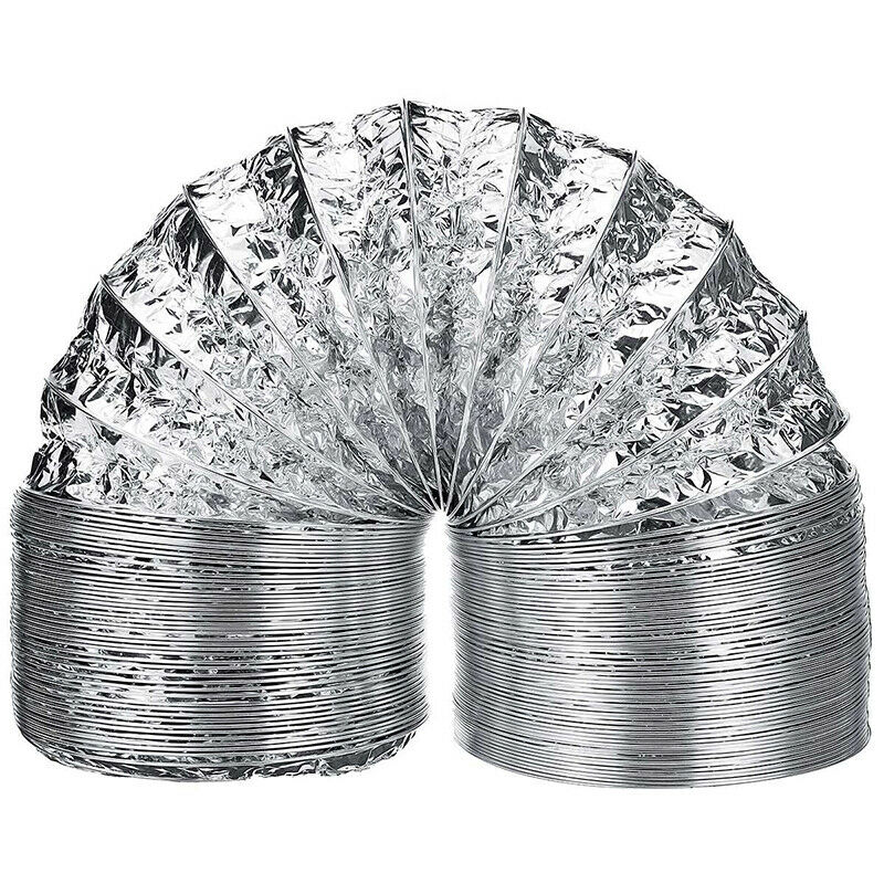 4inch Aluminum Ventilator Pipe Air Ventilation Hose Flexible Exhaust Duct.l8