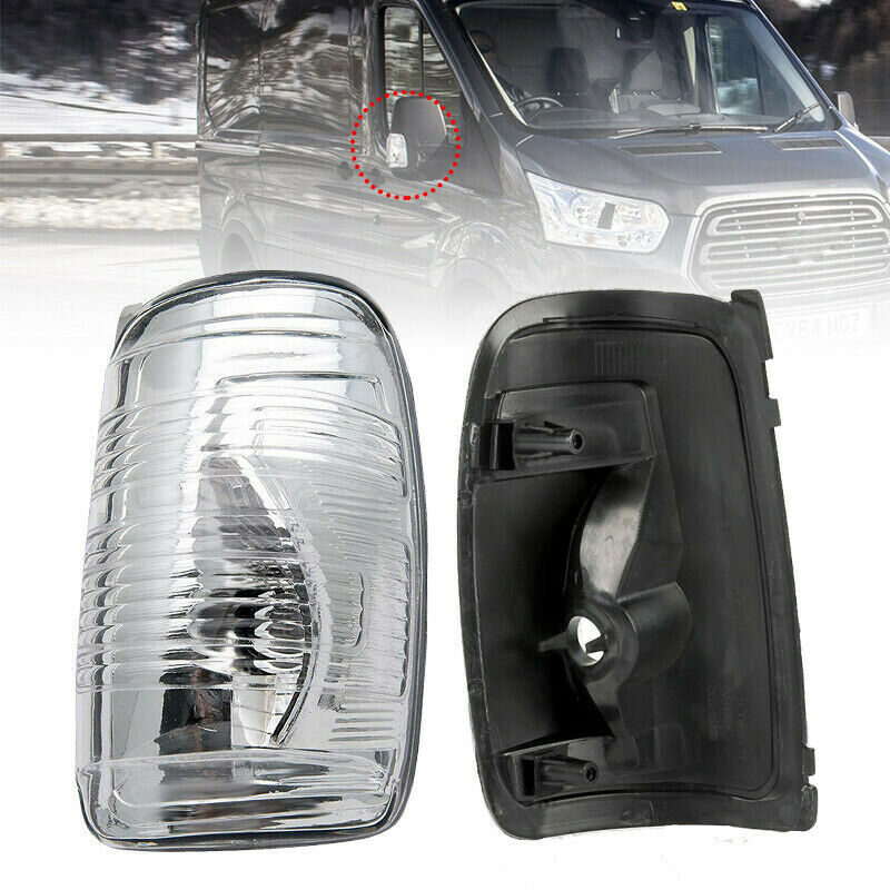 For 2014-2020 Ford Transit Mk8 Right Side Wing Mirror Indicator Lens Cover Case