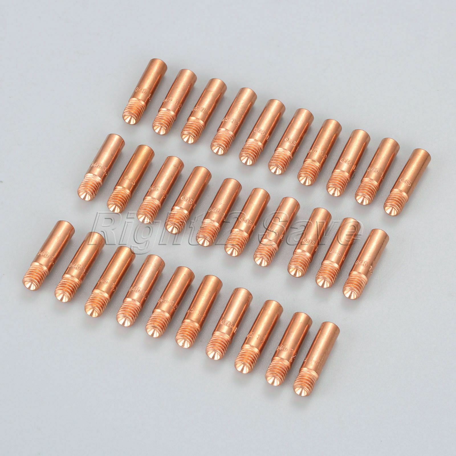 30Pcs MIG Contact Tips 11-45 .045" Fit for Tweco Mini/#1 & Lincoln Magnum 100L