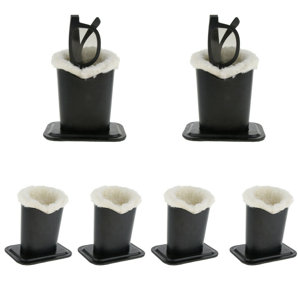 4pcs Plush Lined Desk Eyeglass Holder 11.6 x 8.1 x 12 cm