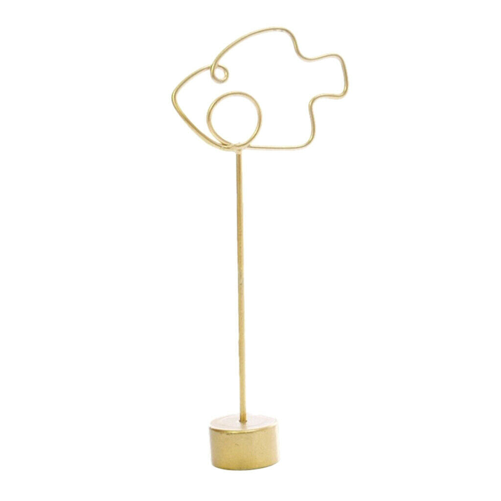 Metal Table Number Stand Place Card Holders Clips Party Event Table Decor