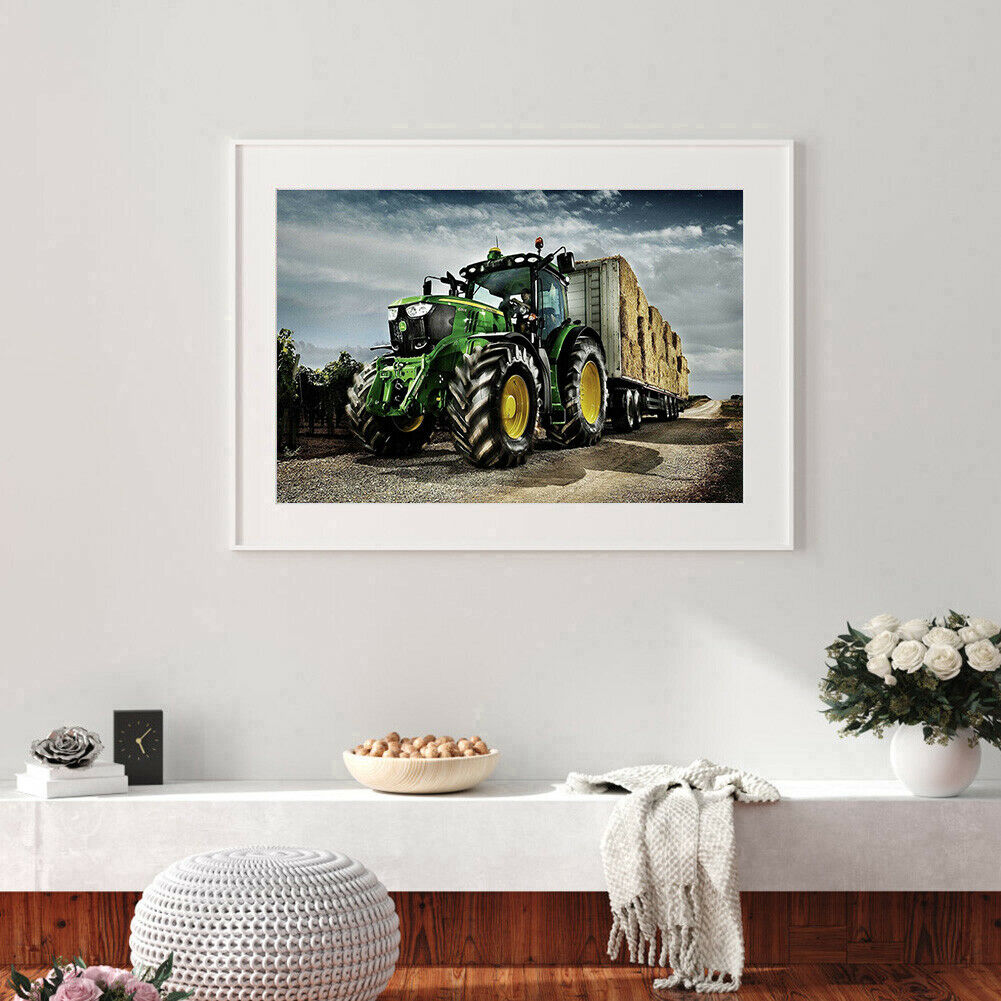 Engineering Vehicle 5D DIY Diamond Painting Embroidery Cross Stitch Mosaic @