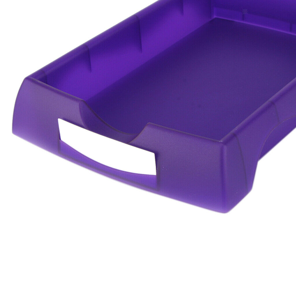 Plastic Eyeglasses Turnover Box Glasses Accessories Organizer Tray Purple
