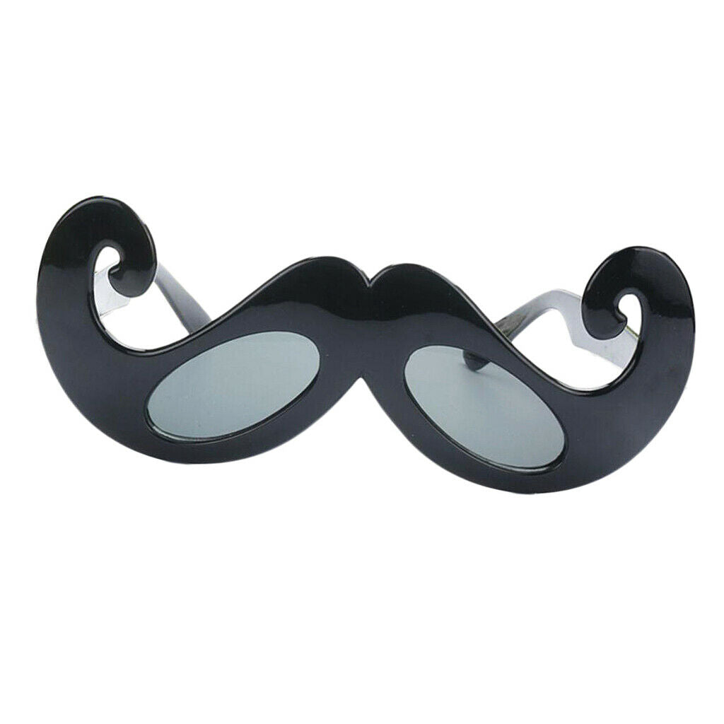 Funny Black Moustache Groom Eye Glasses Beard Photo Booth Party Sunglasses