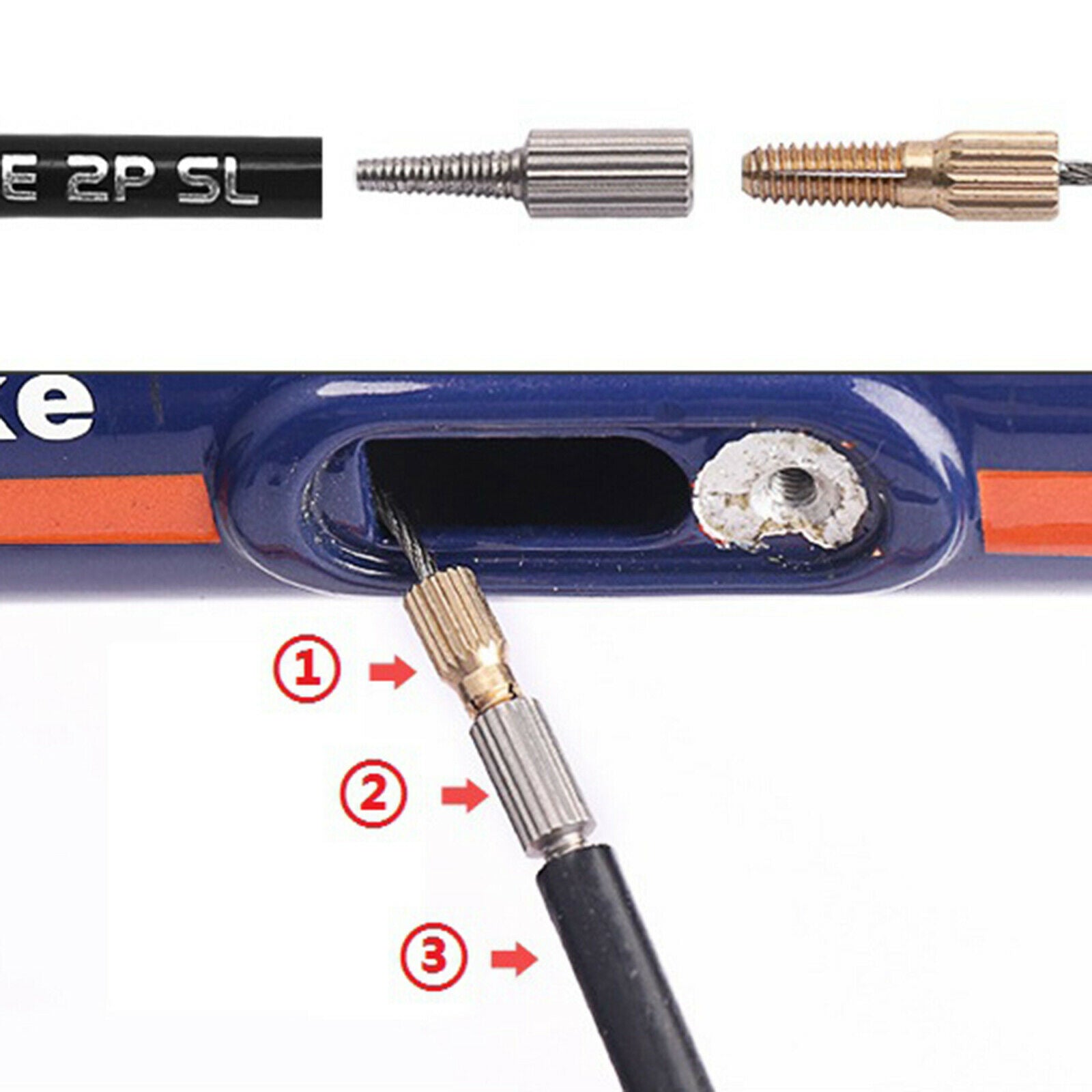 Bike Internal Cable Routing Tool Bicycle Frame Brake Treading Tools Guide