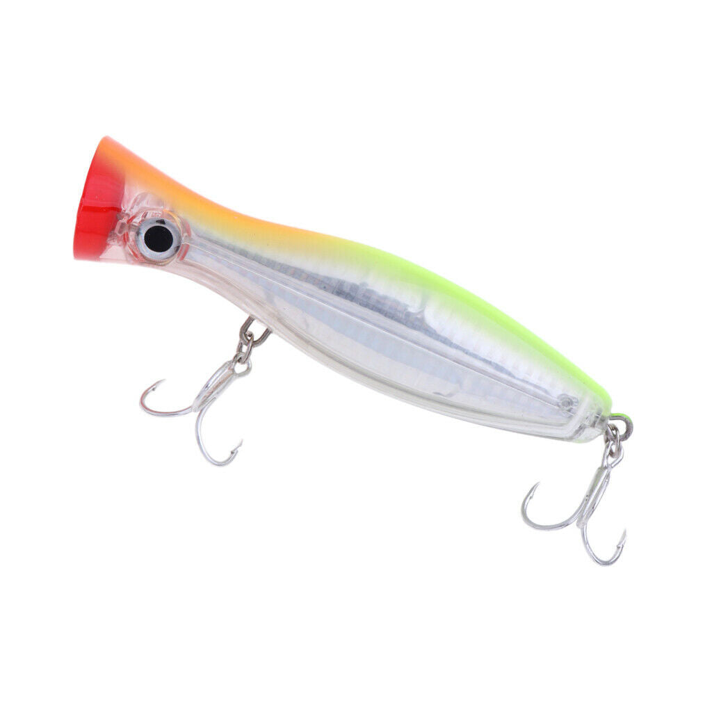 Prettyia   12cm / 4g   Popper   Fishing   Lure   Hard   Bait   Treble   Hooks