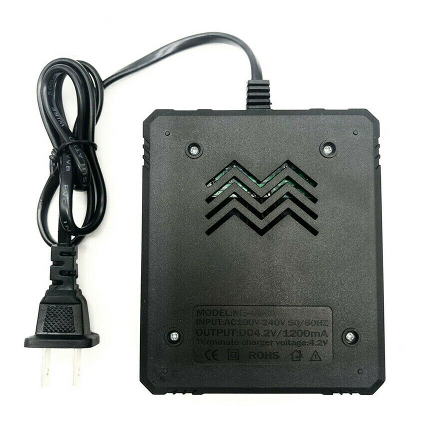 4Slots Li-ion Smart Battery Charger Rechargeable for Batteries 18650