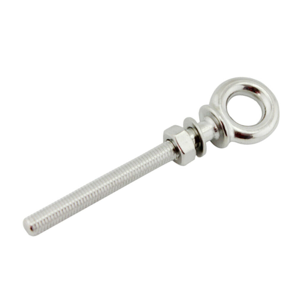 Marine Grade 316 Stainless Steel Lifting Eye Bolt M10*100 Ring Screw Bolt